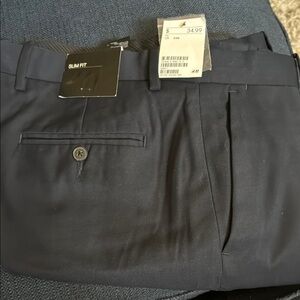 💰SALE NWT H&M Slim Fit Men’s Navy Trousers 33R
